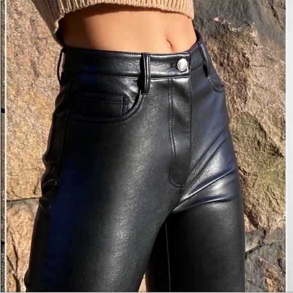 BOGO Aritzia Wilfred Melina Faux Leather Pants - Picture 3 of 9